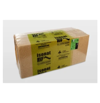 Isolant fibre de bois panneau flexible ISONAT FLEX 40 ep 100 mm R=2,60 dimension : 1220 X 580 mm, colis de 4,2456 M2