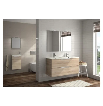 Lot 2 pieds meuble EVA PVC chromé brillant H250 MM