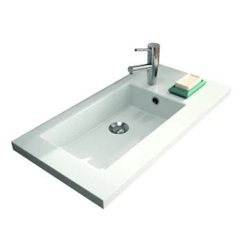 Plan resine de synthese blanc L50 CM 1 cuve P36 CM