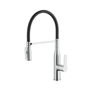 Mitigeur évier LOONIX PVD noir mat brossé