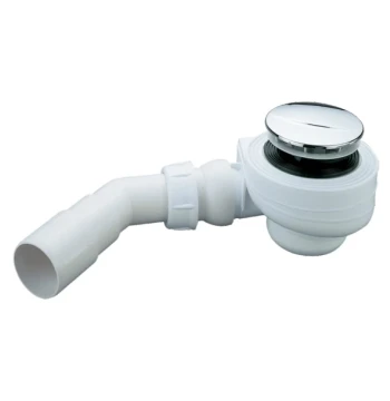 Bonde douche 60 TURBOFLOW capot abs chr