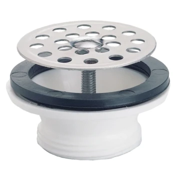 Bonde lave-mains à grille D55 corps polypro L262