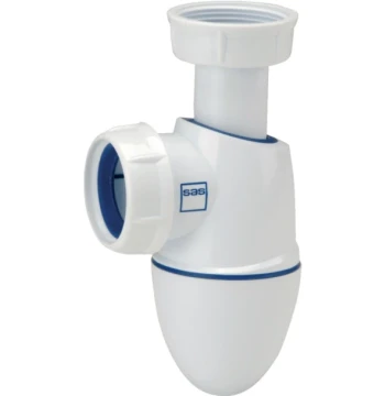 Siphon évier réglable bi-matière 1 1/2 D40