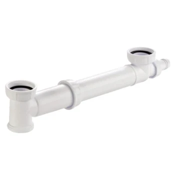 Tubulure évier plastique 2 bacs