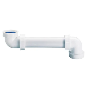 Tubulure lavabo bi-matière