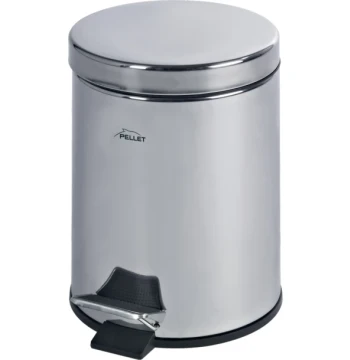 Poubelle à pédale 3 litres 270x242 MM D 167 MM acier inoxydable anti-corrosion