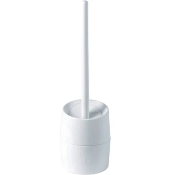 Porte-balayette  430 x 120 x 120 mm abs blanc antichoc mural ou à poser
