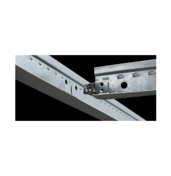 Ossature plafond modulaire KNAUF AMF cornière de rive longueur : 3,00 ml MI20X24W blanc, paquet de 40 pièces