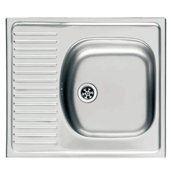 Evier inox ETX 611 1 cuve 1 petit égouttoir