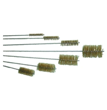 Goupillon acier D20 sur tige torsadée LG 1M