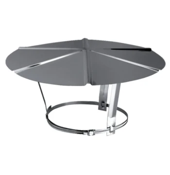 Chapeau inox réglable 80-130