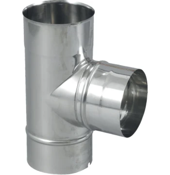 Té inox 304 rigide équerre 90°  D125