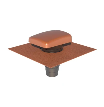 Chapeau de ventilation UBIFLU 2 unv ocre & multidiam