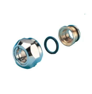 Raccord à compression chromé 3/4"X18 pour CU 12