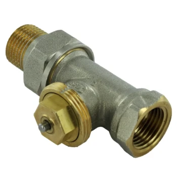 Corps thermostatique droit à visser nickelé 809