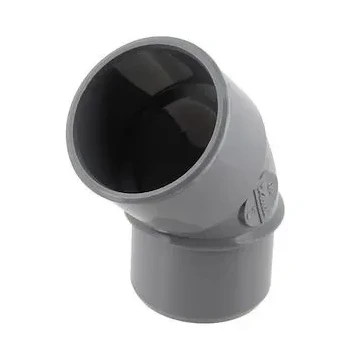 Coude PVC 45° MF Nicoll - Raccord évacuation eaux usées