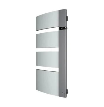 Radiateur sèche-serviettes soufflant SENSIUM 1750W noir mât droite