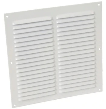 Grille persienne alu blanc moustiquaire 25x25