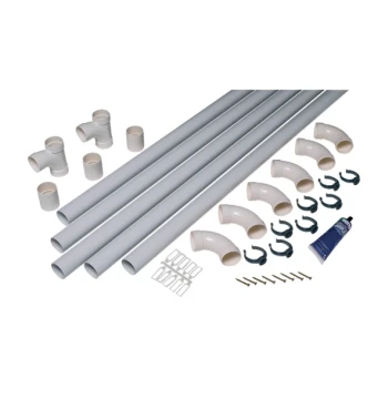 Kit de conduits et accessoires diamètre 51mm série T pour 3 prises