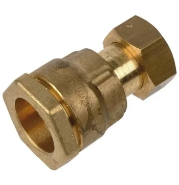Raccord droit écrou tournant ISIFLO T109 25 x 3/4 - Laiton - 25 x 3/4"