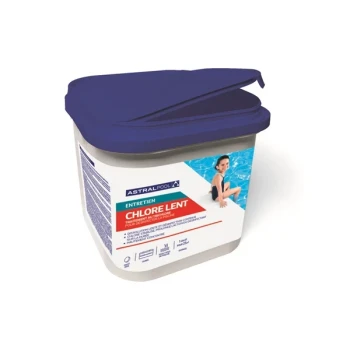 Chlore lent Fluidra galet 250g seau 5 kg - Réf. 433394
