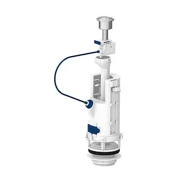 Soupape BEMIS Dualtech 2 - Double chasse 3/6 L câble chromé - Réf. 563395
