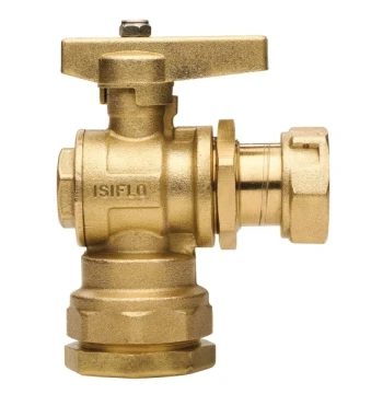Robinet T 90° ISIFLO 4222 laiton compression taraudé