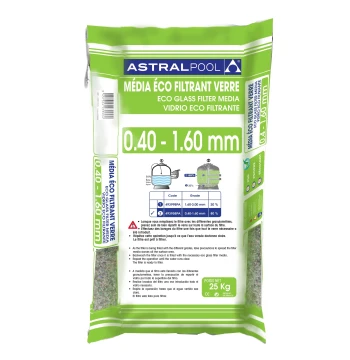 Verre éco filtrant Astralpool 0,4 - 1,6 mm sac 25 kg - Réf. 1049918