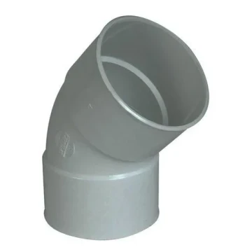 Coude PVC 45° femelle-femelle Nicoll Ø 80 mm