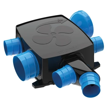 Groupe VMC Hygrocosy BC Flex + Atlantic - 6 sanitaires extra-plat 150x372x379 mm - Réf. 2054368