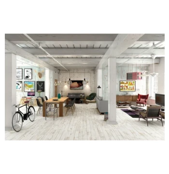 Carrelage intérieur Tribeca blanc en 20,2x66,2