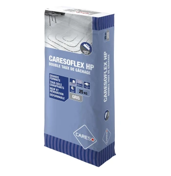 Mortier colle flexible Vicat Caresoflex HP C2S1 25 kg gris - Réf. 2835700