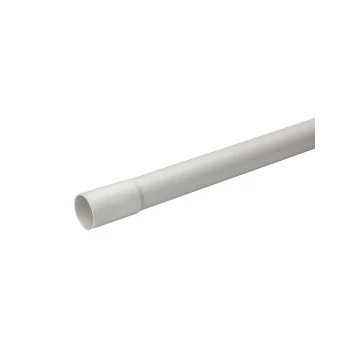 Conduit rigide tulipé Schneider Mureva Tube PVC gris D32 mm - Réf. 2388222