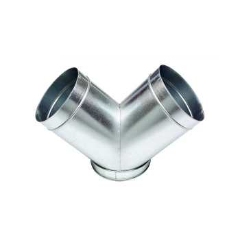 Culotte de raccordement Atlantic acier galvanisé 90°