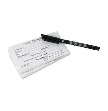 Rouleau de 50 étiquettes signalétique CBM 70 x 130 mm avec marqueur