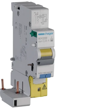 Bloc différentiel Hager BDF 1P+N 30mA type F - 40A