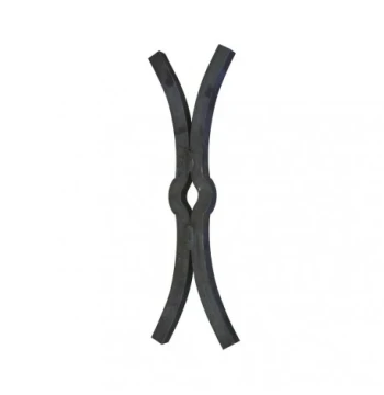 Clé de tirant Bourguignon CDT02P30 acier brut 620x200 mm section 30x30 mm passage Ø35 mm - Réf. PROD-780086
