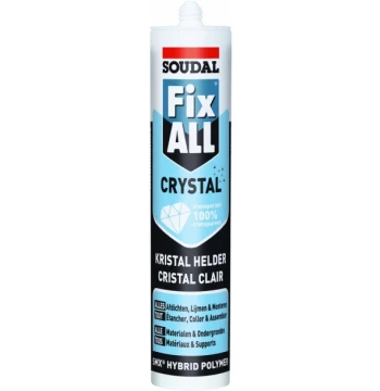 Mastic colle FIX ALL CRYSTAL290ML290ML