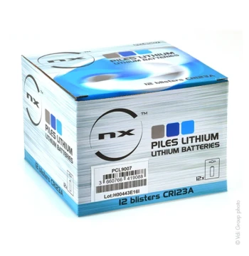 Pile lithium CR123 PCL900 - Réf. 714738