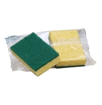 Eponge tampon vert 11X7mm paquet de 2PI