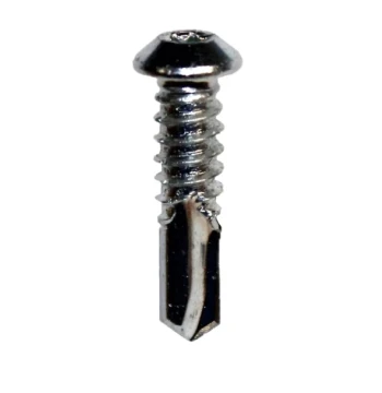 Vis tête rivet 6.3x25 noir 9005 100pi