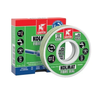 KOLMAT FIBRE SEAL ruban pour rendre étanche les raccords filetés 15ml x 14mm