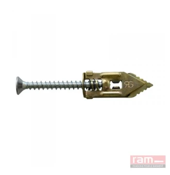 Boîte de 100 chevilles GOLD Ø 4-5X25 + VIS Ø 4X40