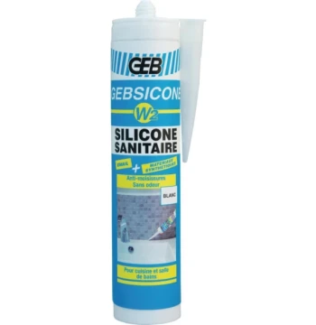 GEBSICONE W2 cartouche 310 ml blanc