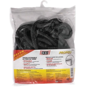 Tresse teintée fibre de verre D9/10 sachet de 5 m