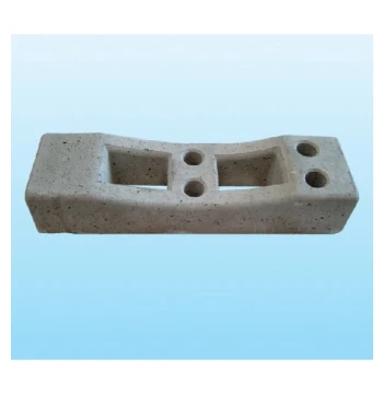 Plot béton coque PVC orange pour clôture chantier 25KG