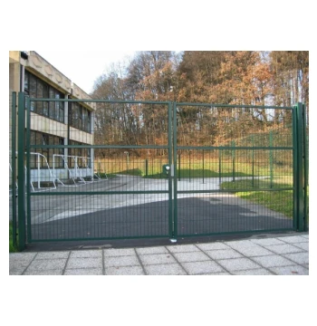 Portail RITMO 2 vantaux vert largeur 2X2 ml