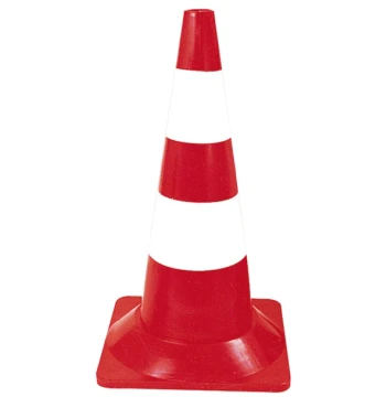 Cône plastique orange fluo 50 cm.