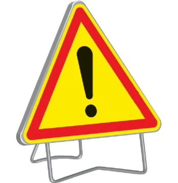 Panneau de signalisation chantier AK14