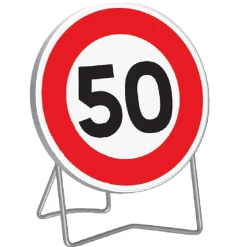 Panneau de signalisation chantier B14